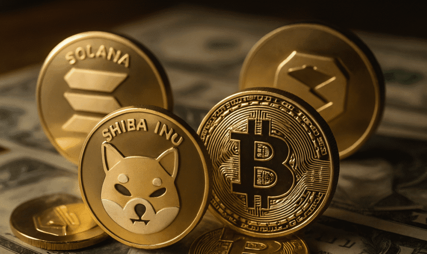AUGE DE ALTCOINS EN 2025: SHIBA INU, SOLANA Y BITCOIN ENTRE LOS TOKENS CON MAYORES EXPECTATIVAS DE CRECIMIENTO