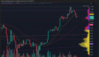 BITCOIN RETROCEDE DESDE ZONA DE MÁXIMOS Y TESTEA SOPORTE CLAVE EN NIVEL FIBONACCI 1.618
