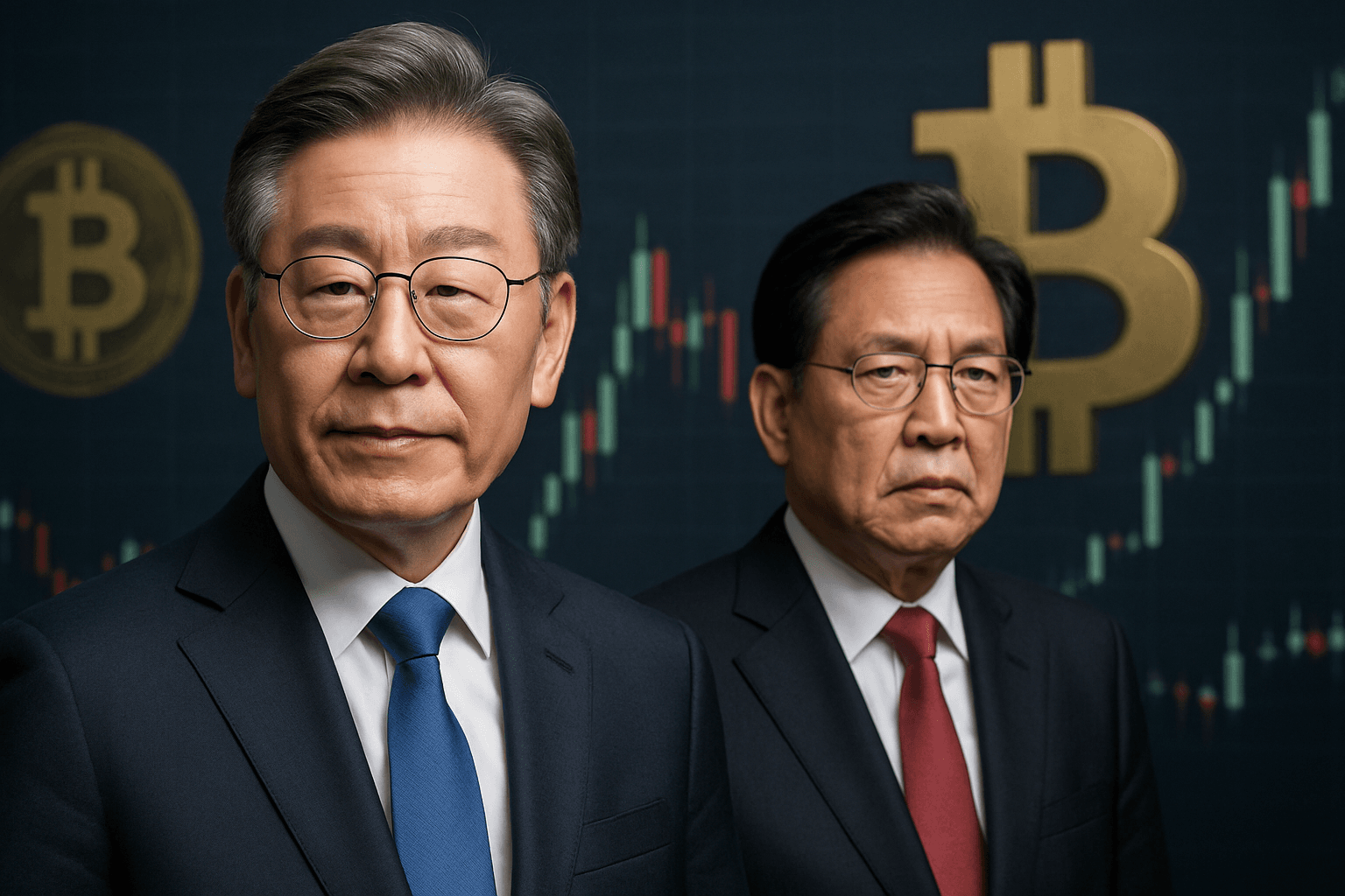 CANDIDATOS SURCOREANOS LEE JAE-MYUNG Y KIM MOON-SOO APOYAN ETF DE CRIPTOMONEDAS ANTES DE LAS ELECCIONES DEL 3 DE JUNIO