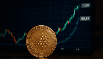 CARDANO SE MANTIENE EN 0,81 DÓLARES TRAS SUBIDA DEL 37 % MENSUAL MIENTRAS AUMENTA LA EXPECTATIVA POR UNA RUPTURA HACIA 1 DÓLAR