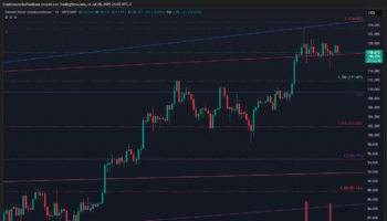 BITCOIN SE MANTIENE EN RANGO LATERAL ENTRE 111.865 Y 124.652 CON VOLUMEN DECRECIENTE Y RSI NEUTRAL