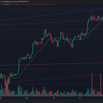 BITCOIN RECHAZA RESISTENCIA EN 118330 CON BAJO VOLUMEN Y CONFIRMA ESTRUCTURA DE DISTRIBUCIÓN SEGÚN WYCKOFF