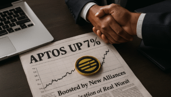APTOS SUBE 7% IMPULSADO POR NUEVAS ALIANZAS Y AVANCES EN TOKENIZACIÓN DE ACTIVOS REALES