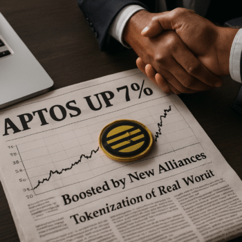 APTOS SUBE 7% IMPULSADO POR NUEVAS ALIANZAS Y AVANCES EN TOKENIZACIÓN DE ACTIVOS REALES