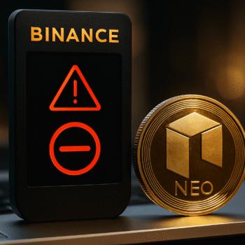 BINANCE SUSPENDERÁ RETIROS DE NEO EN RED LEGACY ANTES DEL CIERRE DEFINITIVO EN OCTUBRE DE 2025