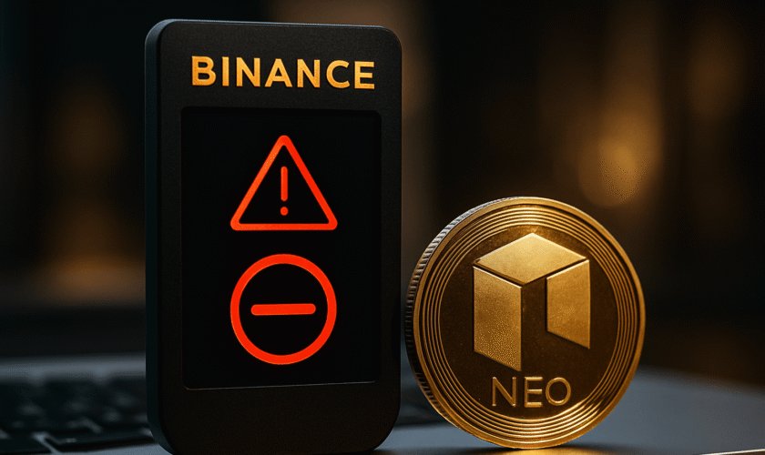 BINANCE SUSPENDERÁ RETIROS DE NEO EN RED LEGACY ANTES DEL CIERRE DEFINITIVO EN OCTUBRE DE 2025