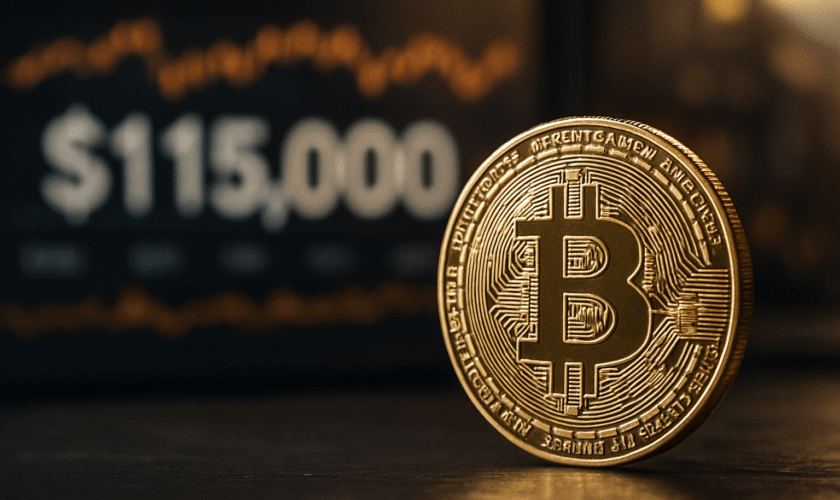 BITCOIN SE MANTIENE EN US$115,000 MIENTRAS EL MERCADO ESPERA SEÑALES DE LA FED Y JACKSON HOLE