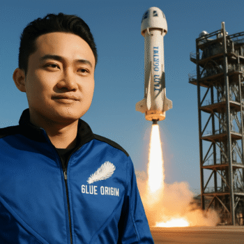 JUSTIN SUN VIAJA AL ESPACIO CON BLUE ORIGIN Y REFUERZA VÍNCULO ENTRE CRIPTO Y EXPLORACIÓN AEROESPACIAL