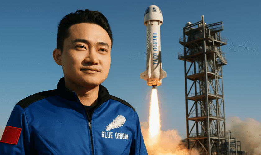 JUSTIN SUN VIAJA AL ESPACIO CON BLUE ORIGIN Y REFUERZA VÍNCULO ENTRE CRIPTO Y EXPLORACIÓN AEROESPACIAL