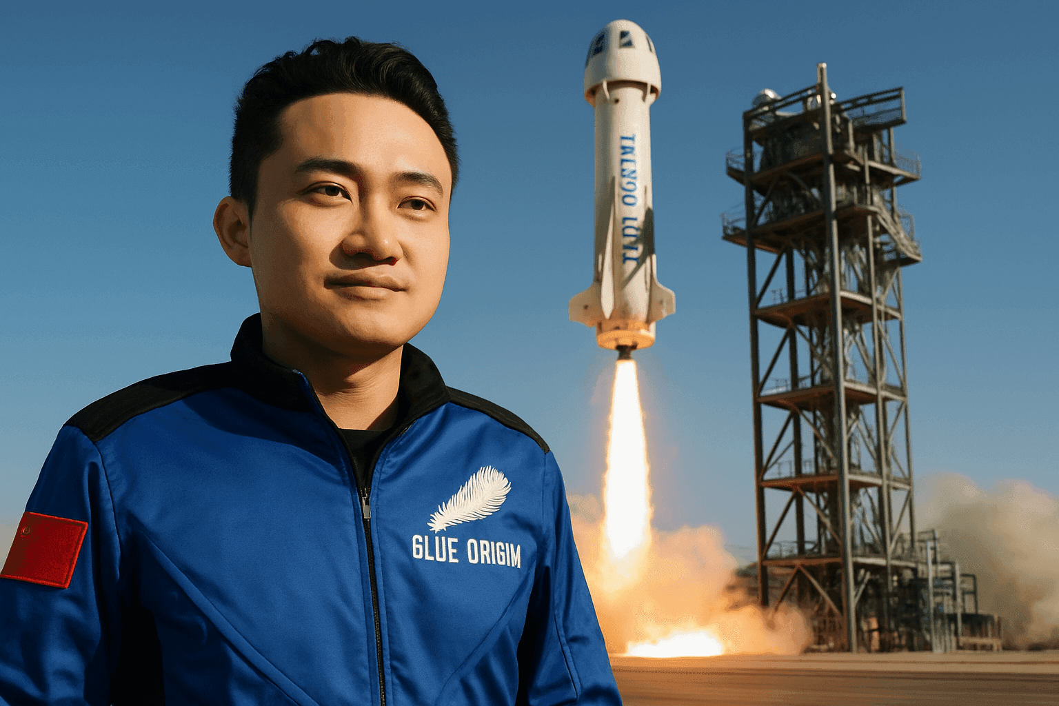 JUSTIN SUN VIAJA AL ESPACIO CON BLUE ORIGIN Y REFUERZA VÍNCULO ENTRE CRIPTO Y EXPLORACIÓN AEROESPACIAL