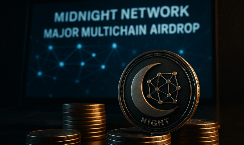 MIDNIGHT NETWORK LANZA EL MAYOR AIRDROP MULTICADENA DE 2025 CON SU TOKEN NIGHT