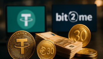 TETHER INVIERTE €30 MILLONES EN BIT2ME PARA IMPULSAR SU EXPANSIÓN EN EUROPA Y LATINOAMÉRICA