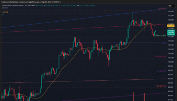BITCOIN REBOTA EN SOPORTE CLAVE DE 111.8K MIENTRAS MACD MANTIENE CRUCE BAJISTA Y VOLUMEN CAE