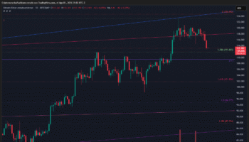 BITCOIN PIERDE SOPORTE EN 116 MIL CON VENTA MASIVA Y SE ACERCA A ZONA CLAVE EN 111.8 MIL