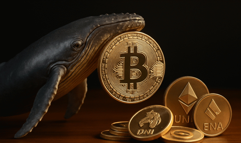 BALLENAS REDISTRIBUYEN $3 MIL MILLONES DE BITCOIN A ETHEREUM Y ALTCOINS COMO UNI Y ENA EN MEDIO DE SEÑALES DE ACUMULACIÓN