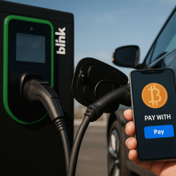 BLINK CHARGING ACEPTARÁ PAGOS CON CRIPTOMONEDAS EN TODA SU RED GLOBAL PARA FINALES DE 2025