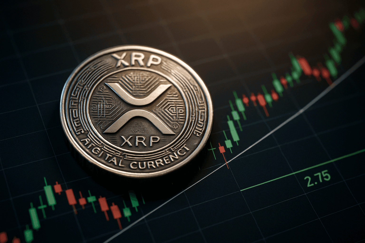 XRP ENTRA EN FASE DECISIVA MIENTRAS CONSOLIDA CERCA DE LOS 2,75 DÓLARES Y ANALISTAS PREVÉN RUPTURA INMINENTE