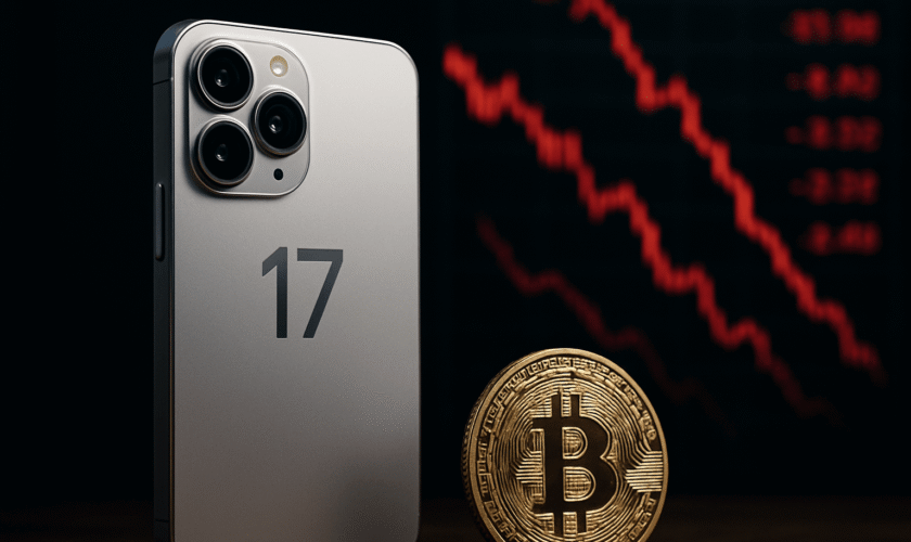 APPLE ROMPE RÉCORDS CON EL IPHONE 17 MIENTRAS BITCOIN CAE POR TEMORES BANCARIOS SIN VÍNCULO DIRECTO ENTRE AMBOS MERCADOS