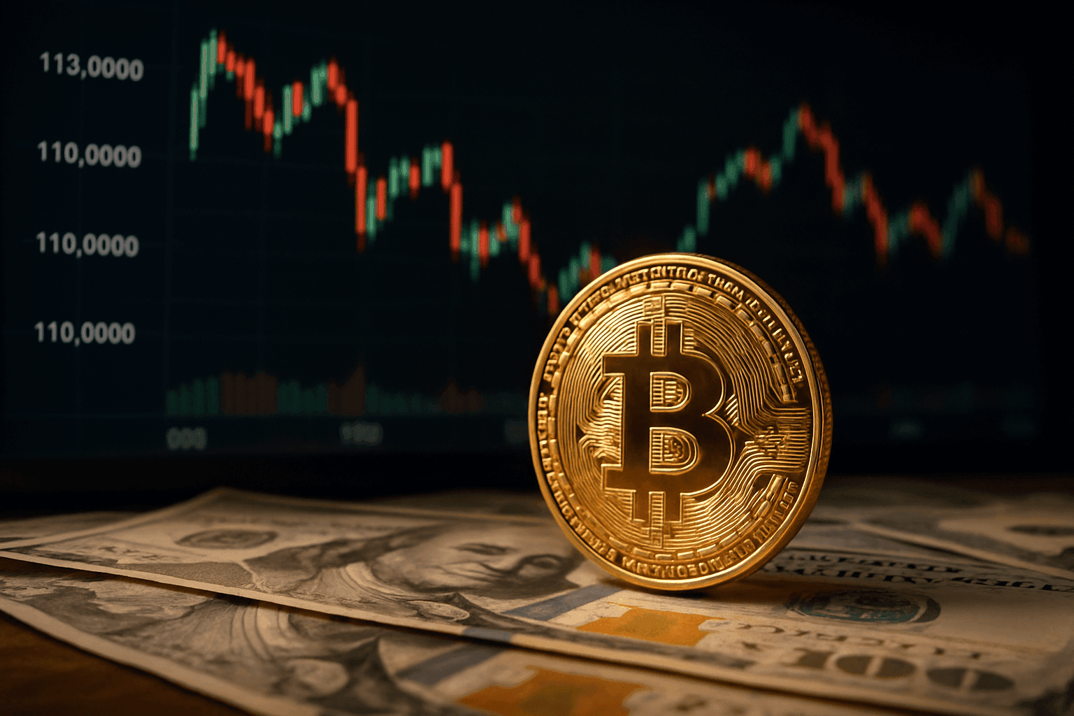 BITCOIN OSCILA ENTRE USD 110.000 Y 113.000 EN MEDIO DE CAUTELA GLOBAL Y BAJA LIQUIDEZ
