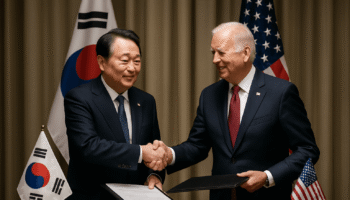 COREA DEL SUR Y EE.UU. ULTIMAN ACUERDO COMERCIAL DE USD 350 MIL MILLONES CON IMPACTO INDIRECTO EN BLOCKCHAIN ANTES DE LA CUMBRE APEC 2025