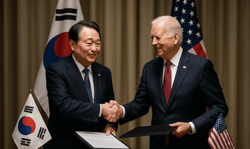COREA DEL SUR Y EE.UU. ULTIMAN ACUERDO COMERCIAL DE USD 350 MIL MILLONES CON IMPACTO INDIRECTO EN BLOCKCHAIN ANTES DE LA CUMBRE APEC 2025