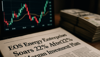 EOS ENERGY ENTERPRISES SUBE 22% TRAS PLAN DE INVERSIÓN DE JPMORGAN, SIN RELACIÓN CON LA CRIPTOMONEDA EOS