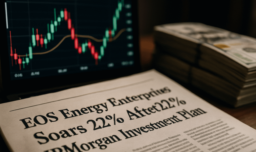 EOS ENERGY ENTERPRISES SUBE 22% TRAS PLAN DE INVERSIÓN DE JPMORGAN, SIN RELACIÓN CON LA CRIPTOMONEDA EOS