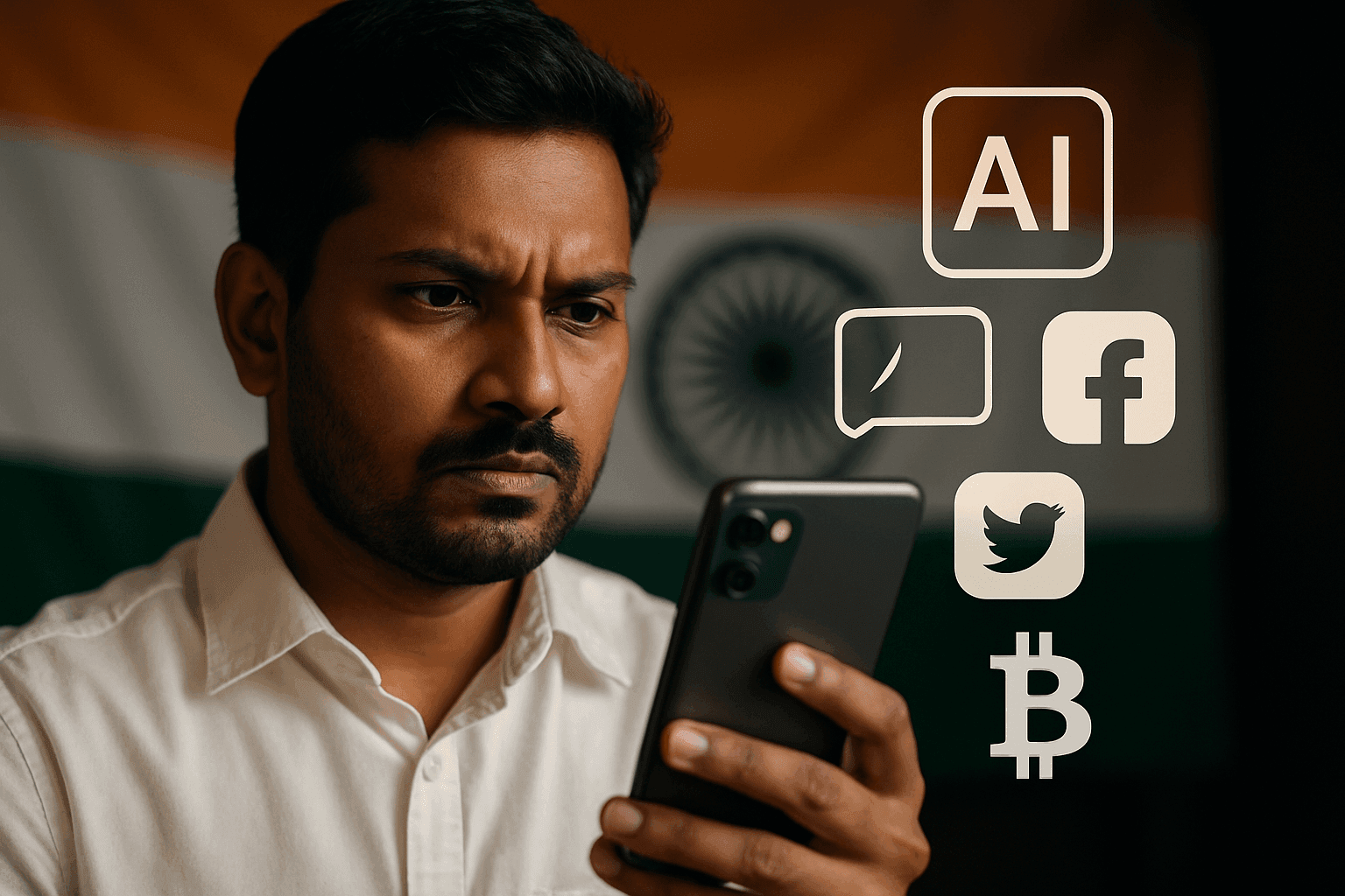 INDIA EXIGIRÁ ETIQUETADO DE CONTENIDO GENERADO POR IA EN REDES SOCIALES, POSIBLE IMPACTO EN LA COMUNICACIÓN CRIPTO