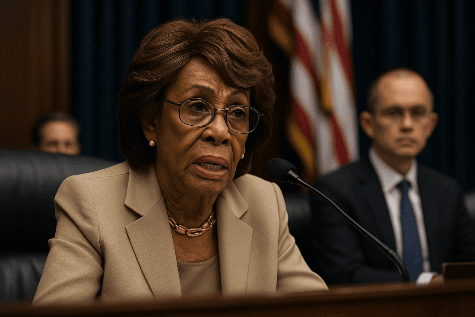 MAXINE WATERS CUESTIONA INDULTO DE TRUMP A CZ MIENTRAS LA SEC OPERA AL 10% POR CIERRE GUBERNAMENTAL