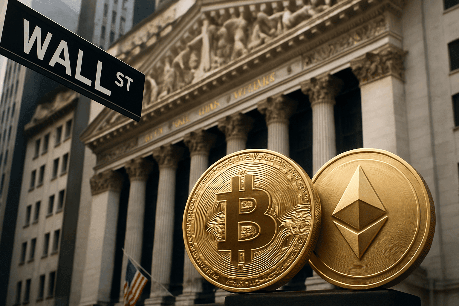 WALL STREET IMPULSA REPUNTE DE BITCOIN Y ETHEREUM MIENTRAS CRECE ADOPCIÓN INSTITUCIONAL