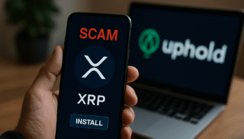 ESTAFADORES APUNTAN A USUARIOS DE XRP CON APLICACIÓN FALSA; UPHOLD Y RIPPLE EMITEN ALERTAS DE SEGURIDAD