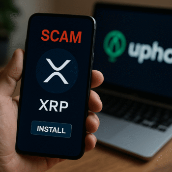ESTAFADORES APUNTAN A USUARIOS DE XRP CON APLICACIÓN FALSA; UPHOLD Y RIPPLE EMITEN ALERTAS DE SEGURIDAD