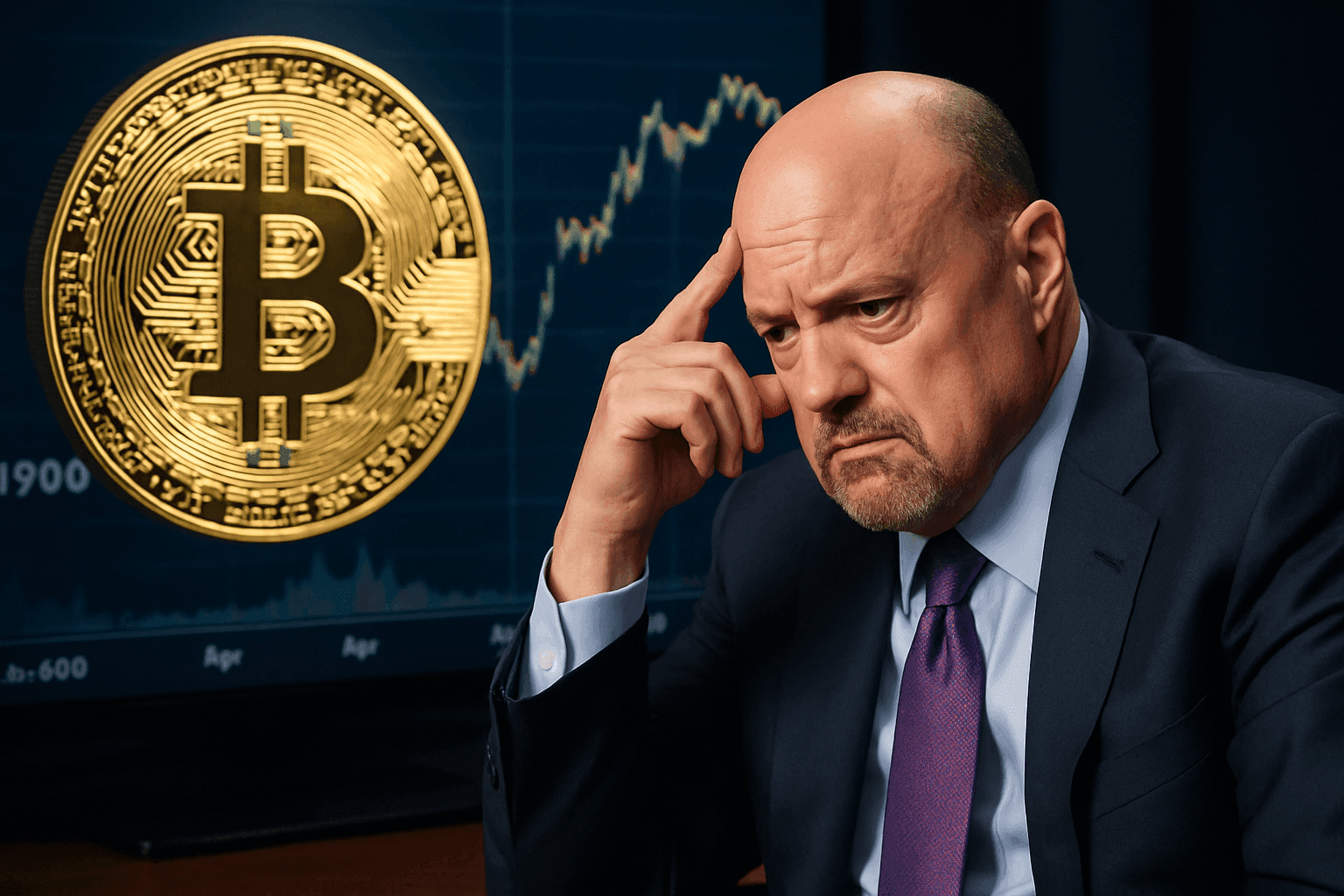 JIM CRAMER CUESTIONA SOSTÉN DE BITCOIN SOBRE LOS 90 MIL DÓLARES EN MEDIO DE SALIDAS MASIVAS DE ETFS