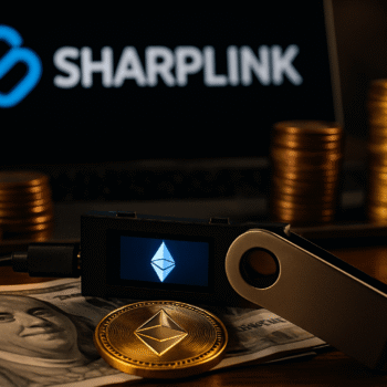 SHARPLINK NIEGA VÍNCULOS CON WALLET QUE MOVIÓ 5.284 ETH MIENTRAS BLACKROCK DESCARGA Y TOM LEE ACUMULA