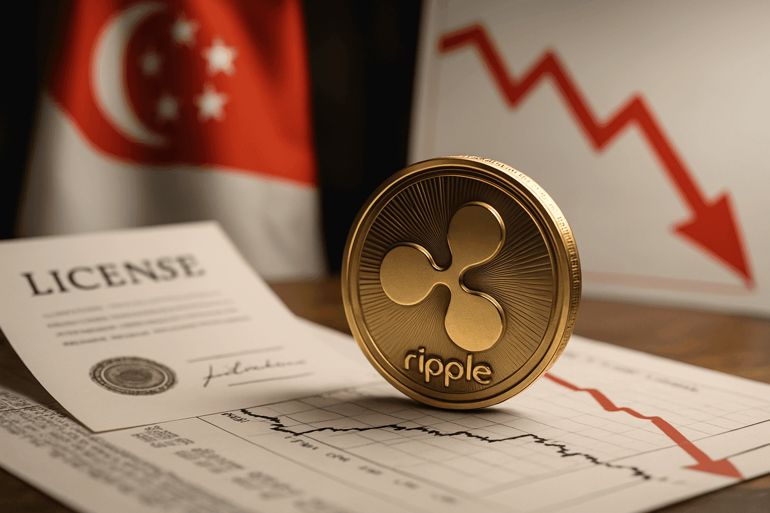 RIPPLE CONSIGUE LICENCIA AMPLIADA EN SINGAPUR PERO XRP CAE 7% PESE AL AVANCE REGULATORIO