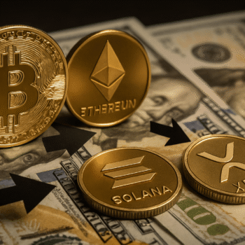 SALIDAS POR USD 1.140 MILLONES EN ETFS DE BITCOIN Y ETHEREUM IMPULSAN ROTACIÓN HACIA SOLANA Y XRP