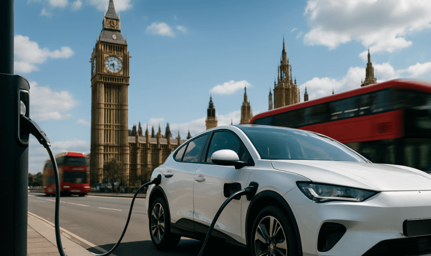 REINO UNIDO PROYECTA QUE LOS AUTOS ELÉCTRICOS ALCANCEN EL 29% DEL MERCADO EN 2026, SIN IMPACTO DIRECTO EN CRIPTOMONEDAS