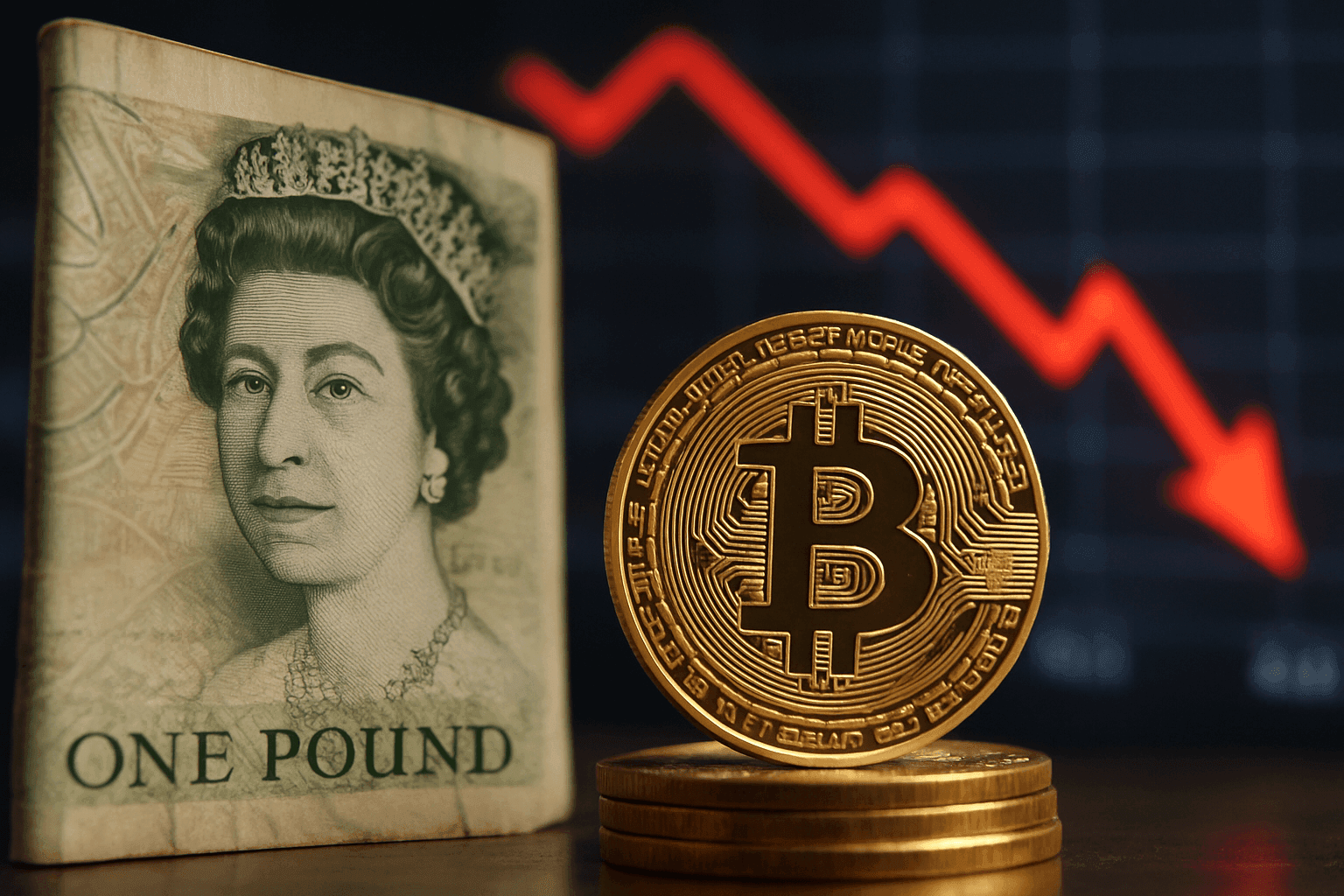 CAÍDA DE LA LIBRA ESTERLINA PODRÍA IMPULSAR DEMANDA DE BITCOIN COMO REFUGIO ANTE INCERTIDUMBRE POLÍTICA EN REINO UNIDO