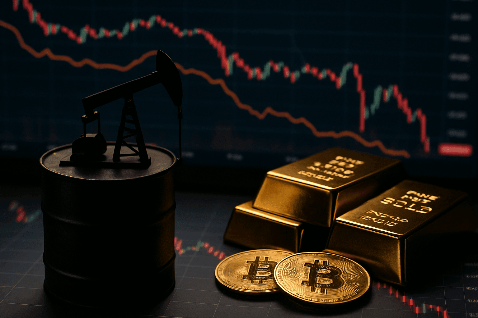 PETRÓLEO Y ORO RETROCEDEN TRAS ATAQUES A IRÁN; MERCADOS CRIPTO MUESTRAN RESILIENCIA LIMITADA