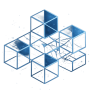 Ilustración de bloques digitales conectados representando tecnología blockchain y redes descentralizadas
