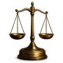 Balanza dorada representando regulación, leyes y marco legal de las criptomonedas